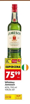 Whiskey Jameson promocja w Biedronka