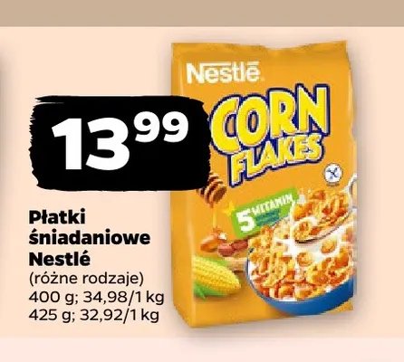 Płatki śniadaniowe Nestlé Corn Flakes promocja w Netto