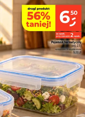 Pojemnik hermetyczny 2,1 l promocja w Dealz