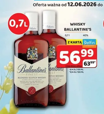 Whisky Ballantine's promocja w Delfin