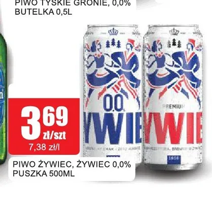Piwo Żywiec Jasne Pełne promocja w Bingo