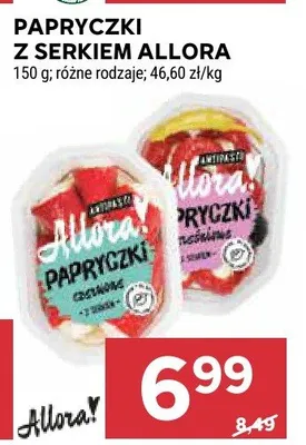 Papryczki z serkiem allora promocja w Stokrotka