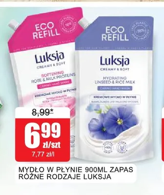 Mydło w płynie zapas Luksja promocja w Bingo