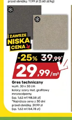 Gres techniczny promocja w Bricomarche