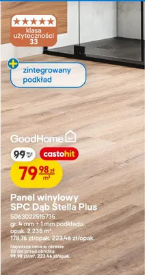 Panel winylowy SPC Dąb Stella Plus promocja w Castorama