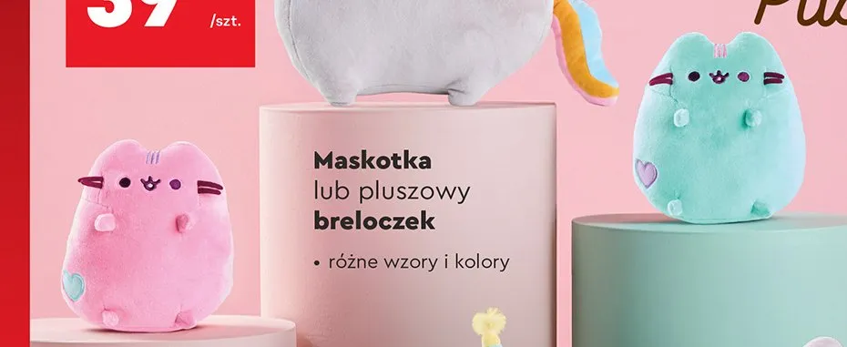 Maskotka pluszowa dł. 18cm promocja w Biedronka