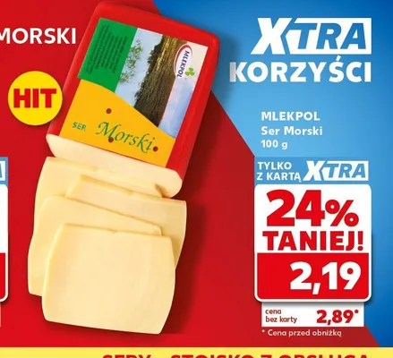 Ser Morski Mlekpol promocja w Kaufland