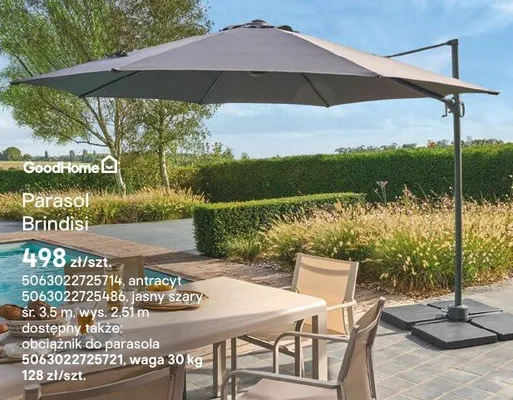 Obciążnik do parasola promocja w Castorama