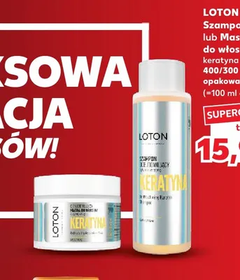 Szampon do włosów keratyna Loton promocja w Kaufland