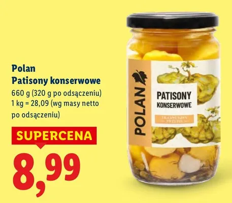 Patisony konserwowe promocja w Lidl