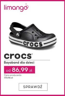 Buty dziecięce Crocs Bayaband promocja w Limango