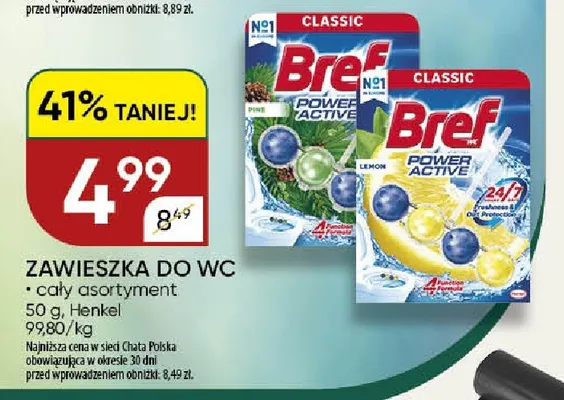 Zawieszka do WC Bref promocja w Chata Polska