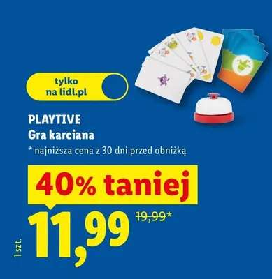 Gra karciana promocja w Lidl