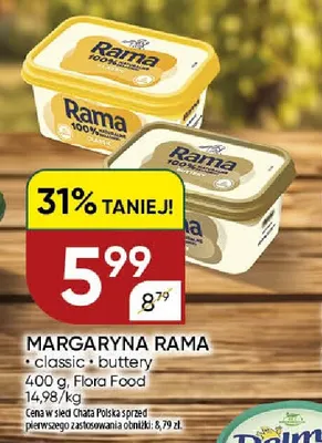 Margaryna Rama buttery promocja w Chata Polska