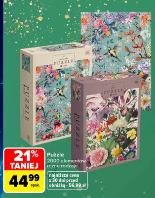 Puzzle 2000 elementów Interdruk promocja w Carrefour