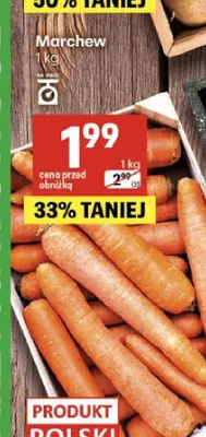 Marchew polska promocja w Delikatesy Centrum