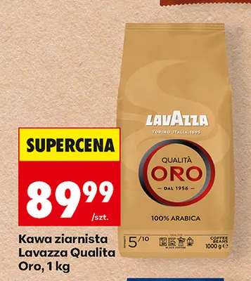 Kawa ziarnista Lavazza Qualità Oro promocja w Biedronka