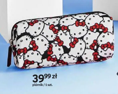 Piórnik Hello Kitty czarny wzorzysty promocja w Empik