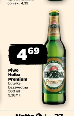 Piwo Holba Premium promocja w Netto