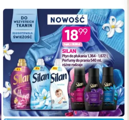 Perfumy do prania Silan promocja w Drogerie Koliber