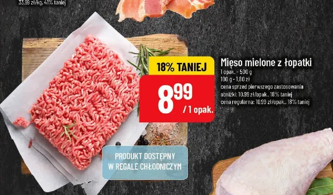 Mięso mielone z łopatki promocja w POLOmarket