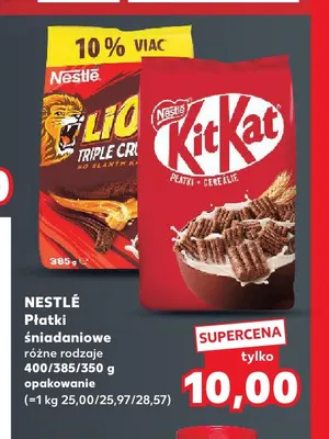 Płatki śniadaniowe KitKat Nestlé promocja w Kaufland
