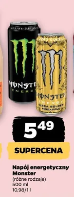 Napój energetyczny Monster promocja w Netto