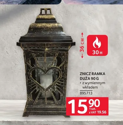 Znicz ramka duża promocja w Selgros