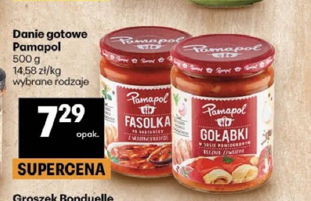 Danie gotowe Pamapol Gołąbki w sosie pomidorowym promocja w Delikatesy Centrum