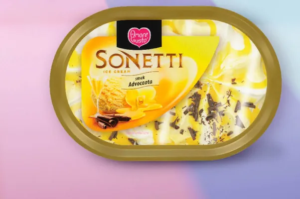 Lody Sonetti smak Advocaata Amore Gusto promocja w POLOmarket
