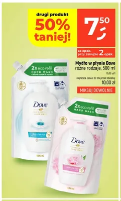 Mydło w płynie Dove promocja w Dealz