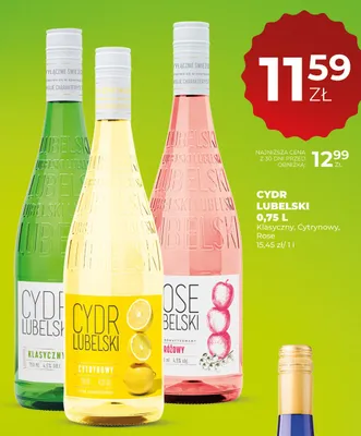 Cydr Lubelski Klasyczny promocja w Duży Ben