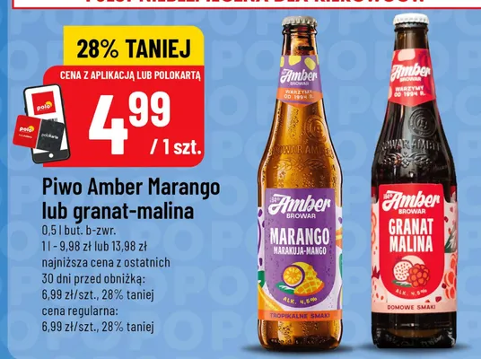 Piwo Amber Marango Marakuja-Mango promocja w POLOmarket