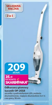 Odkurzacz pionowy Łucznik OP-2018 promocja w Auchan
