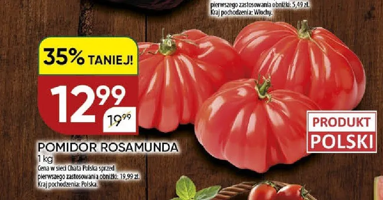 Pomidor Rosamunda polski promocja w Chata Polska