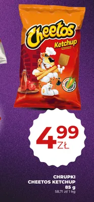 Chrupki Cheetos Ketchup promocja w Duży Ben