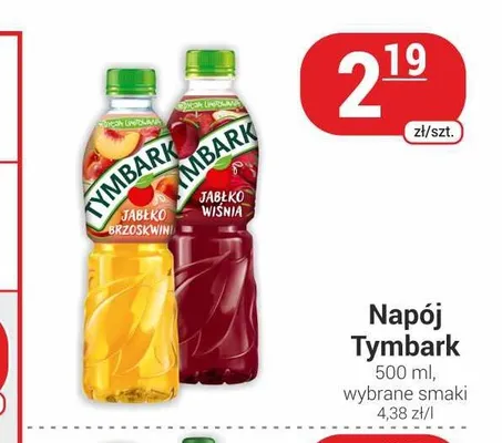Napój Tymbark Jabłko Brzoskwinia promocja w Delikatesy Sezam