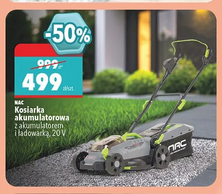 Kosiarka akumulatorowa NAC promocja w Biedronka