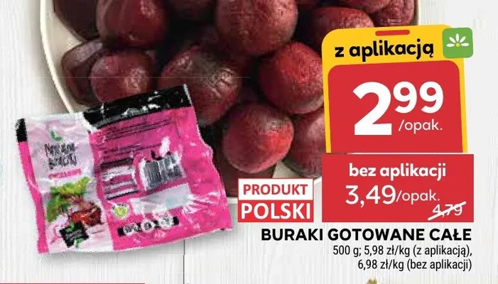 Buraki gotowane całe promocja w Stokrotka