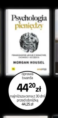 Książka Psychologia pieniędzy Morgan Housel promocja w Empik