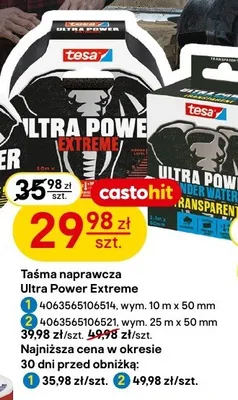 Taśma naprawcza tesa Ultra Power Extreme promocja w Castorama