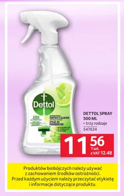 Spray do powierzchni Dettol promocja w Selgros