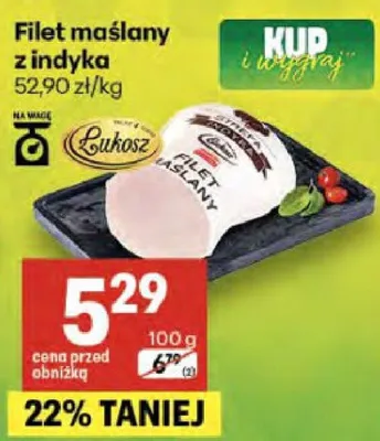 Filet maślany z indyka promocja w Delikatesy Centrum