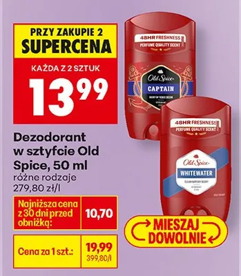 Dezodorant w sztyfcie Captain promocja w Biedronka