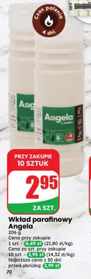 Wkład parafinowy Angela promocja w Dino