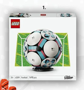 Piłka nożna LEGO Editions 43019 promocja w Smyk