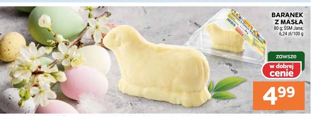 Baranek z masła promocja w Stokrotka