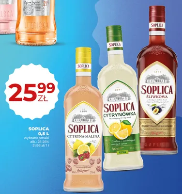 Nalewka Soplica Cytrynówka promocja w Duży Ben