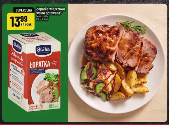 Łopatka wieprzowa wolno gotowana Skiba promocja w POLOmarket