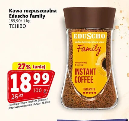 Kawa rozpuszczalna Eduscho Family promocja w Prim Market